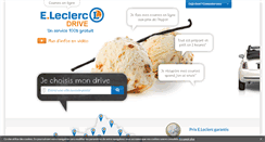 Desktop Screenshot of leclercdrive.fr